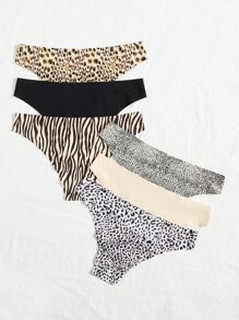 6 paquetes Conjunto de pantis sexy sin mostrar - Multicolor - Ver 2