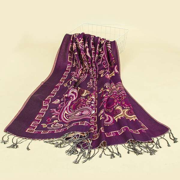 

Paisley Print Scarf, Multicolor