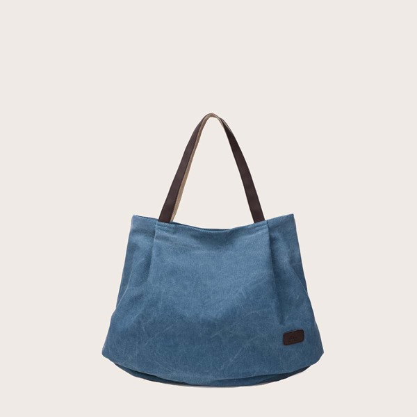 

Minimalist Large Capacity Tote Bag, Blue