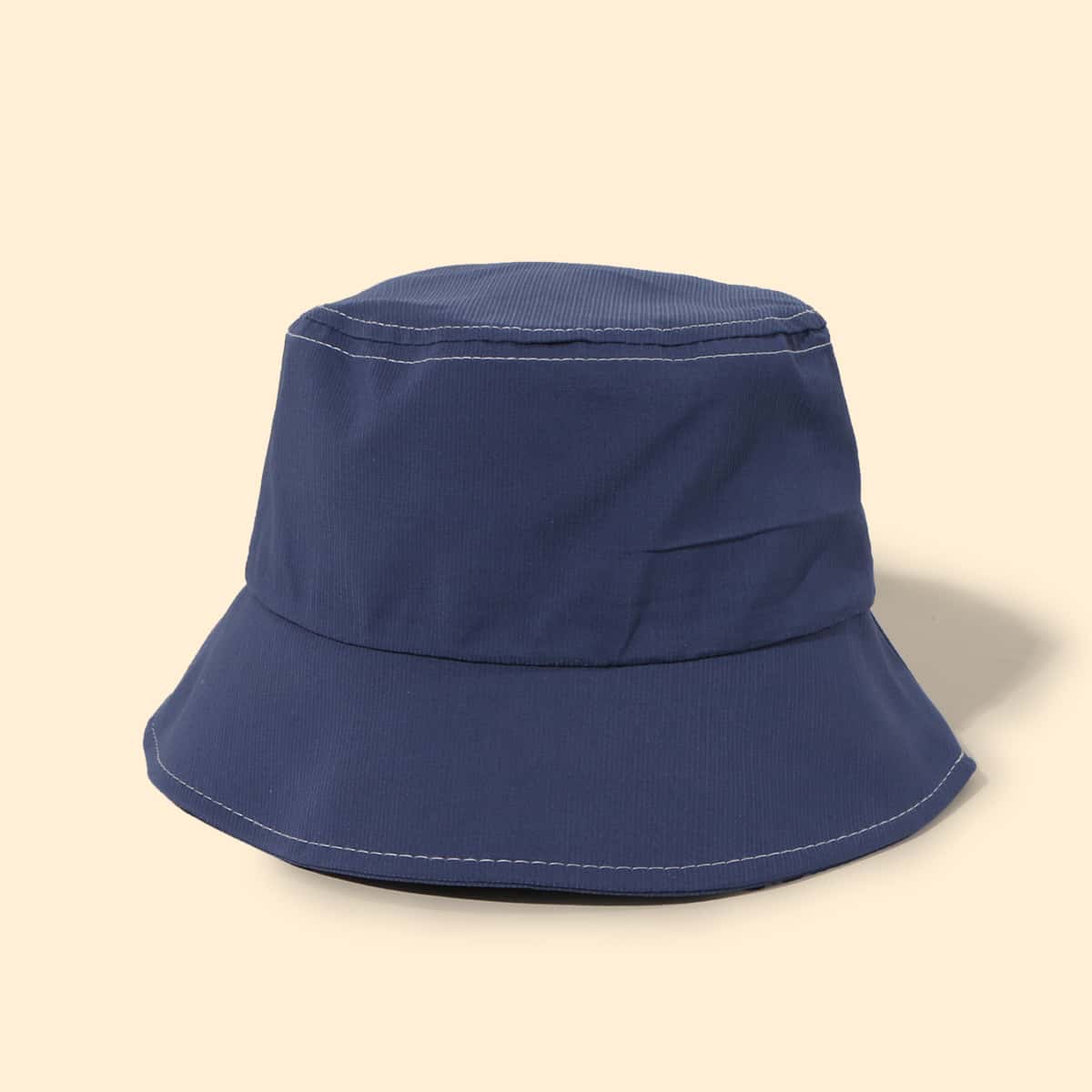 

1pc Plain Bucket Hat, Blue
