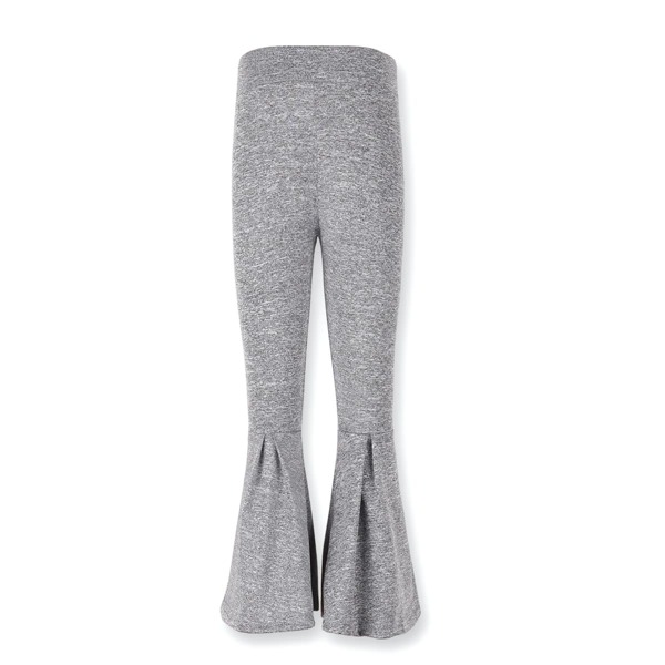 

Toddler Girls Solid Flare Leg Pants, Grey