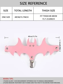 2pcs Pink Garter Belts For Costume Party - Pink - View 4