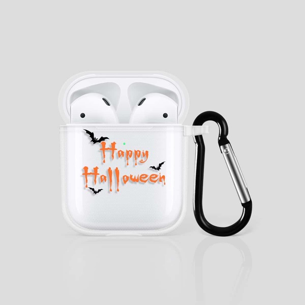 

Halloween Bat Pattern Case For Airpods, Multicolor
