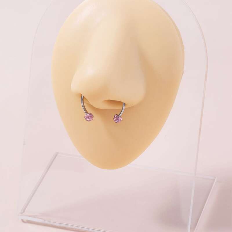 

Men Magnetic Nose Ring, Silver