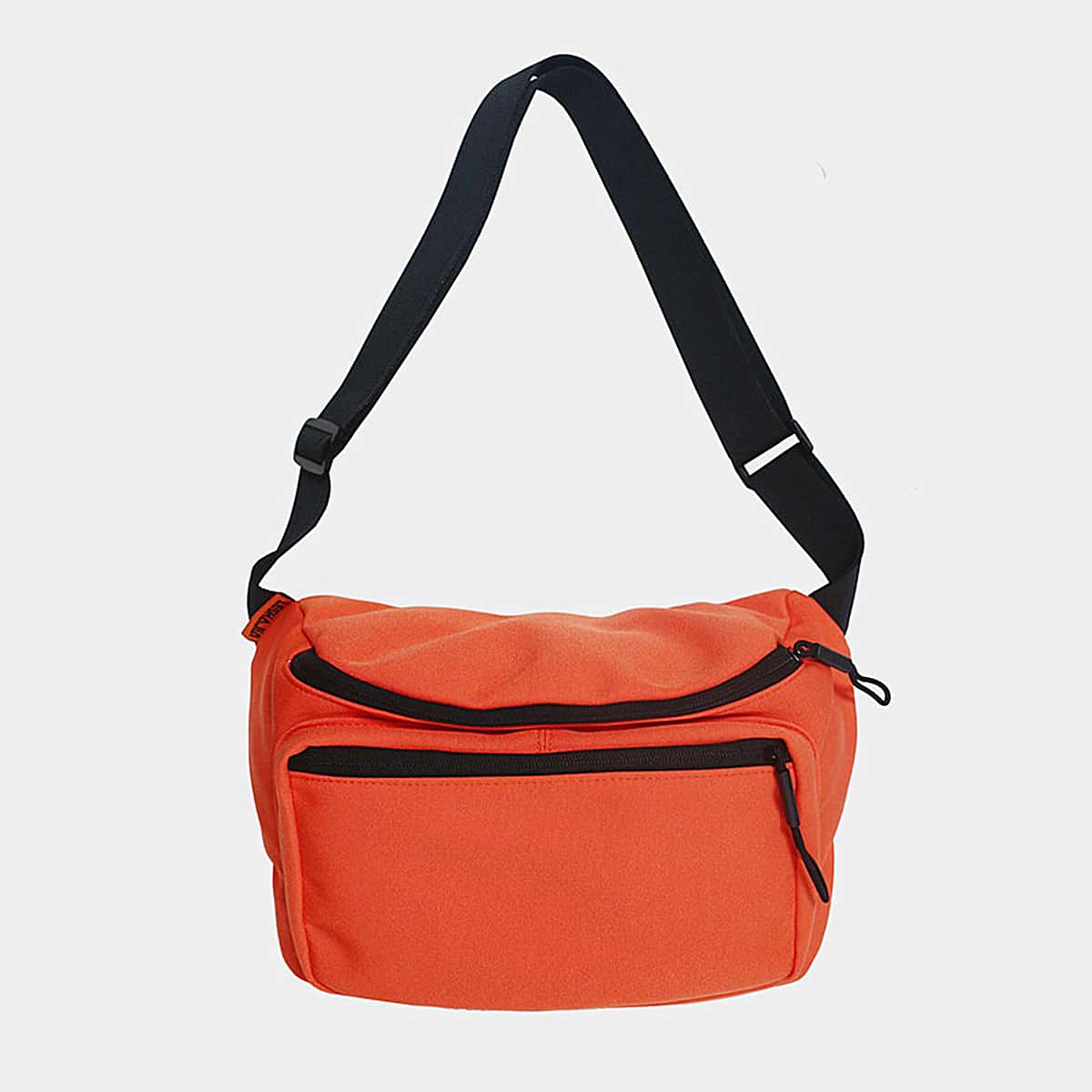 

Zip Front Crossbody Bag, Orange