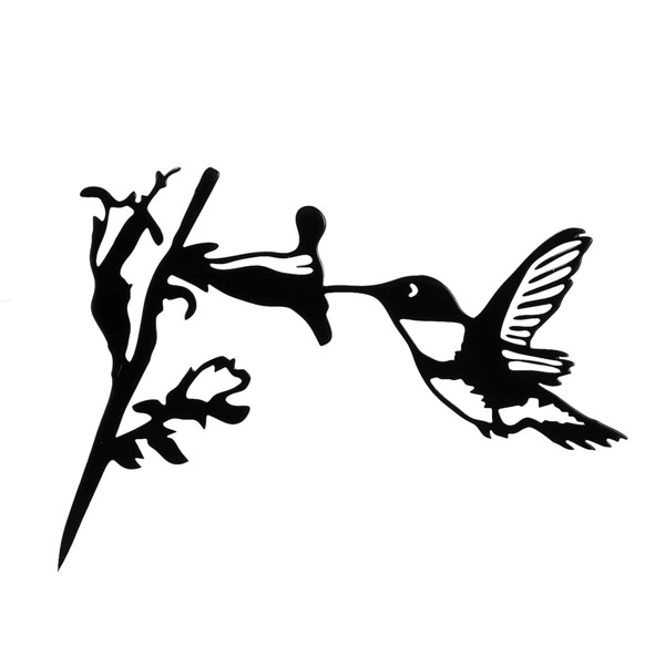 

Bird Shaped Decorative Garden Stake, Black
