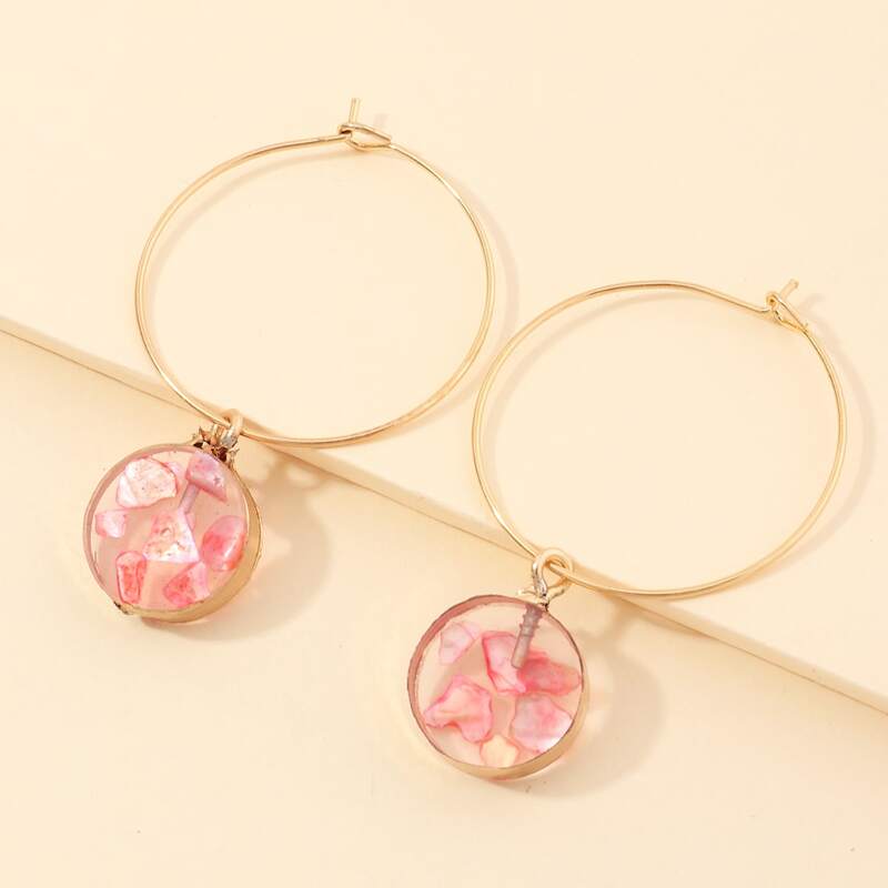 

Geo Drop Earrings, Multicolor