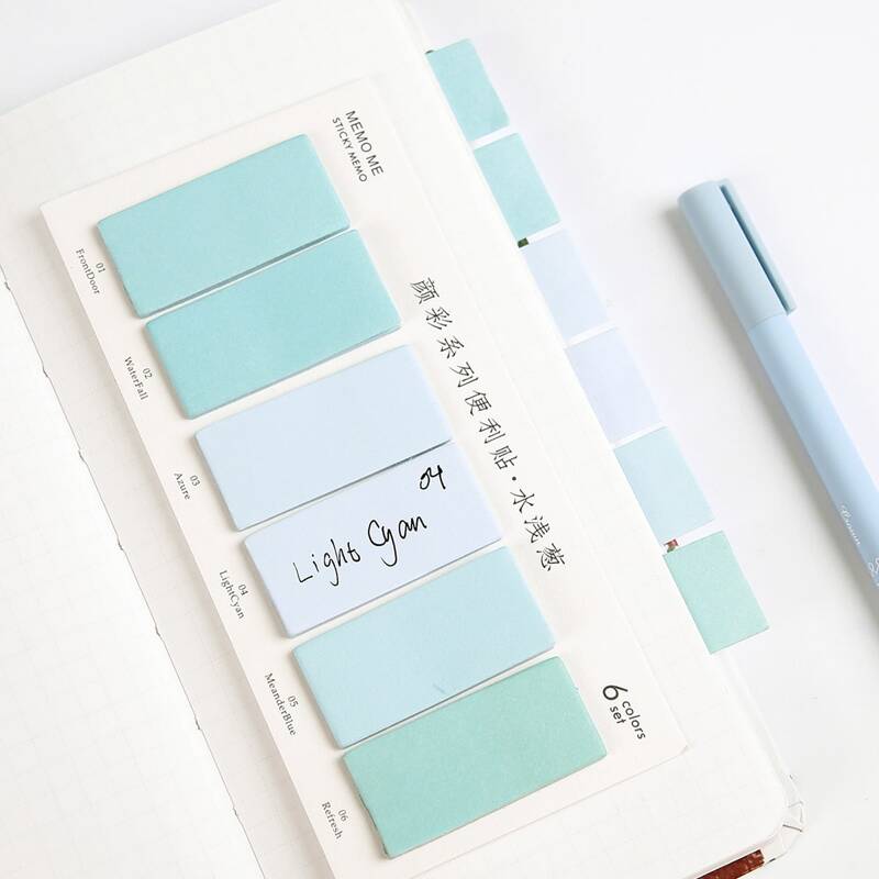 

1pc Sticky Note, Multicolor