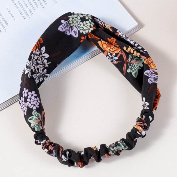 

Floral Print Hair Band, Multicolor