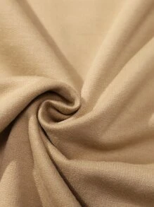 ROMWE MEN Áo nỉ Nam Hoa Giải trí - Màu Khaki - Xem 3