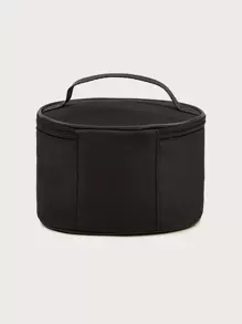 1 pezzo Borsa cosmetica portatile semplice e di grande capacità, borsa da viaggio per profumi e articoli da toeletta, borsa per lo stoccaggio di prodotti per la cura della pelle, borsa per il trucco per donne e ragazze, borsa per il trucco, borsa per prodotti per la cura della pelle, borsa da toeletta, cubi di imballaggio, accessori da viaggio, organizer da viaggio per il trucco, regali essenziali, borse con cerniera, accessori per unghie