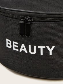 1 pezzo Borsa cosmetica portatile semplice e di grande capacità, borsa da viaggio per profumi e articoli da toeletta, borsa per lo stoccaggio di prodotti per la cura della pelle, borsa per il trucco per donne e ragazze, borsa per il trucco, borsa per prodotti per la cura della pelle, borsa da toeletta, cubi di imballaggio, accessori da viaggio, organizer da viaggio per il trucco, regali essenziali, borse con cerniera, accessori per unghie