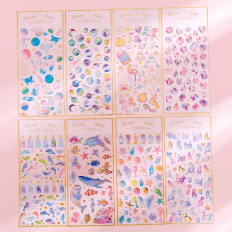 

2pcs Random Pattern Sticker, Multicolor