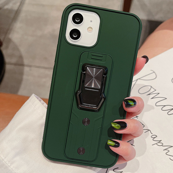 

Plain Phone Case With Ring Holder, Dark green