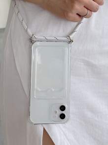 Hộp đựng thẻ điện thoại có dây buộc - Trong sáng - Xem 3