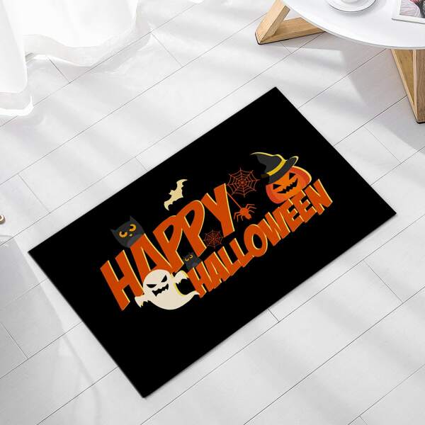 

Halloween Print Door Mat, Multicolor