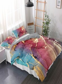 Set colcha sin relleno estampado en caliente - Multicolor - Ver 4