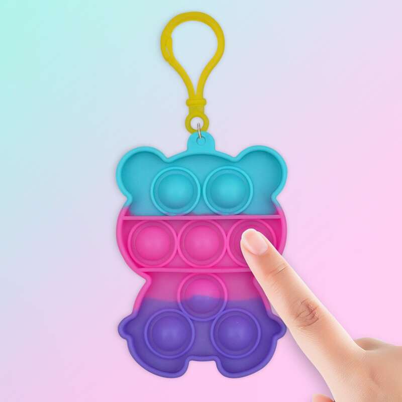 

1pc Octopus Push Pop Bubble, Multicolor