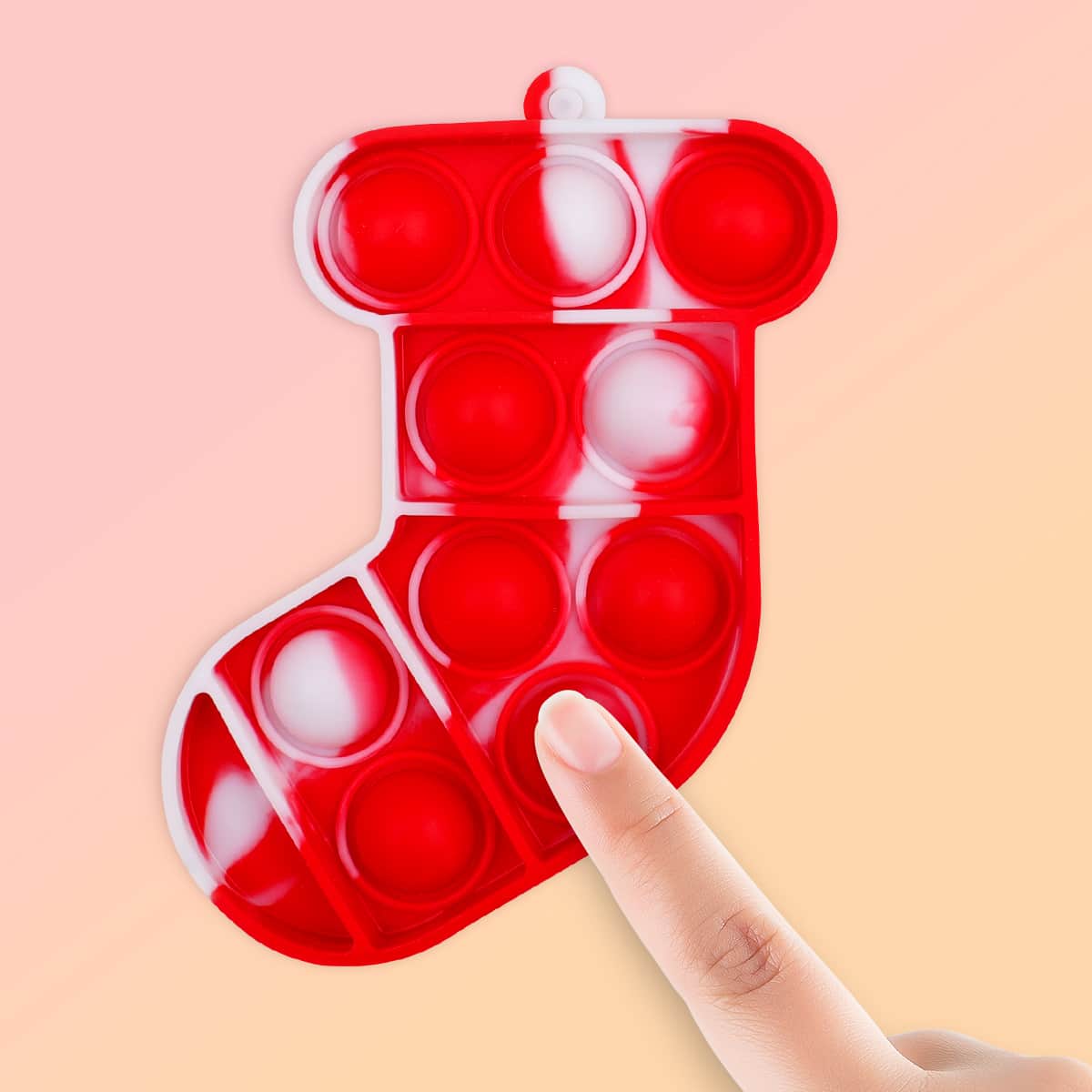 

1pc Sock Push Pop Bubble, Multicolor