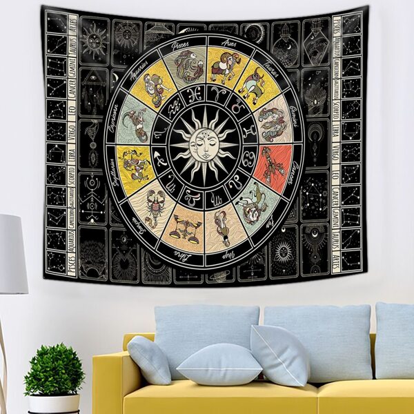 

Sun & Moon Print Tapestry, Multicolor