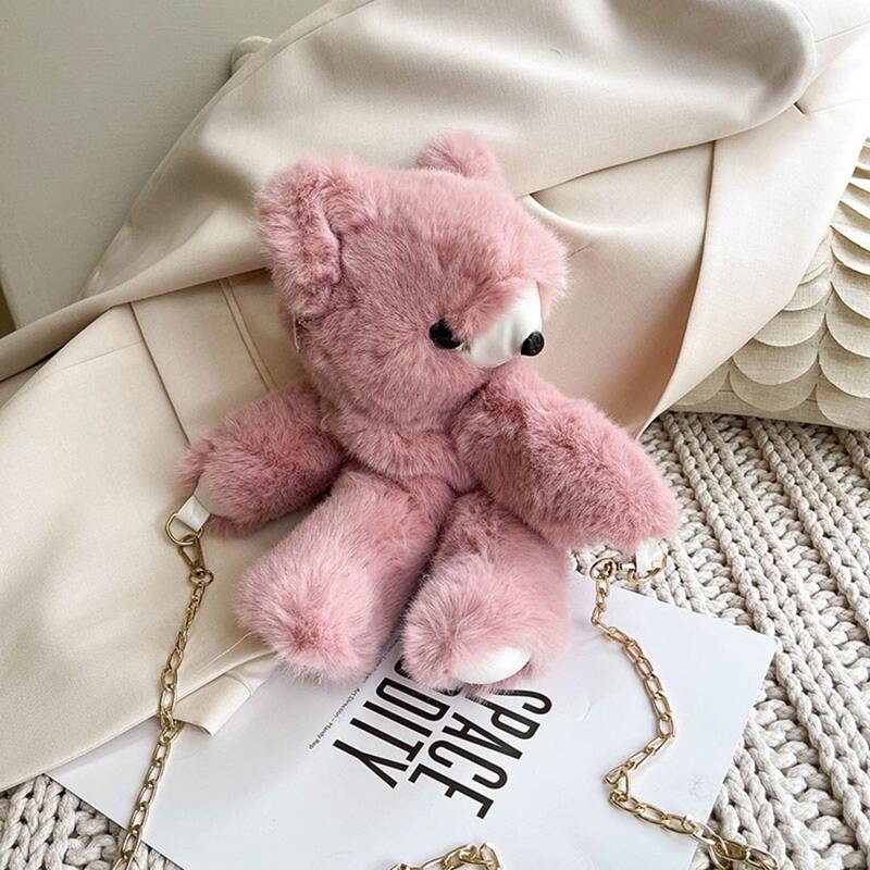 

Fluffy Crossbody Bag, Pink