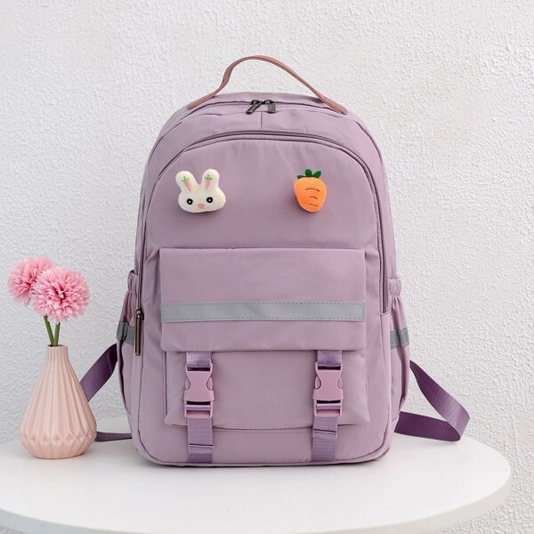 

Cartoon Decor Classic Backpack, Purple
