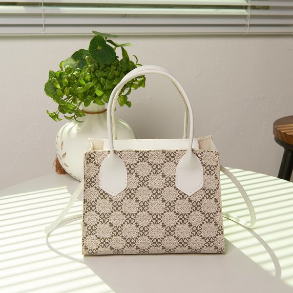 

All Over Print Square Bag, Multicolor