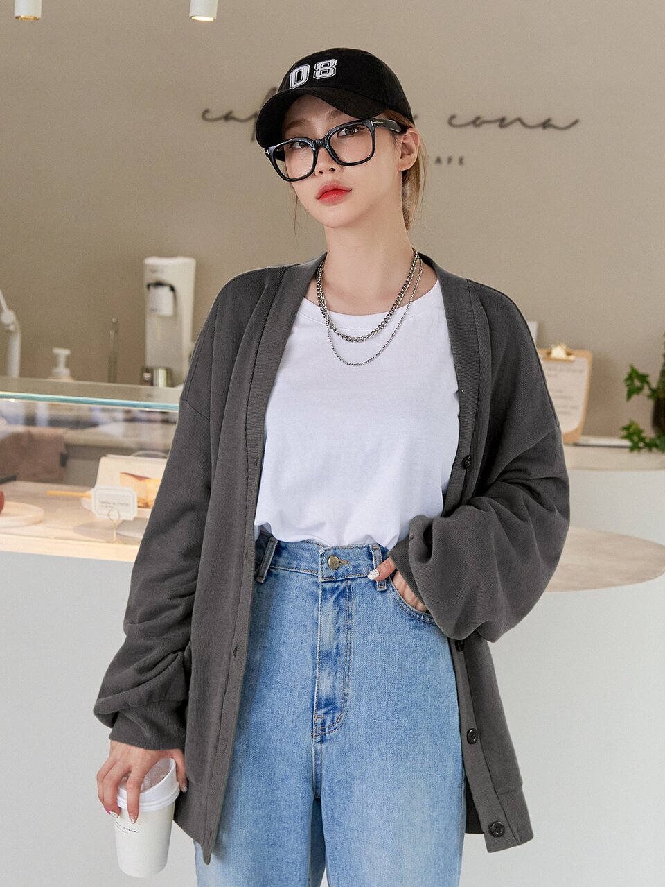 Patched Front Double Pocket Jacket