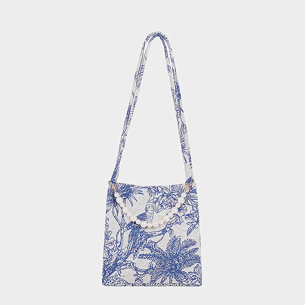 

Bird Graphic Shoulder Bag, Multicolor