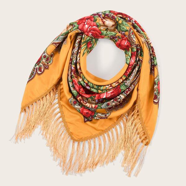 

Floral Print Bandana, Multicolor