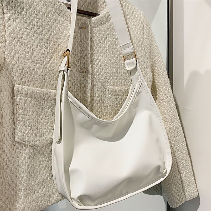

Minimalist Shoulder Bag, White