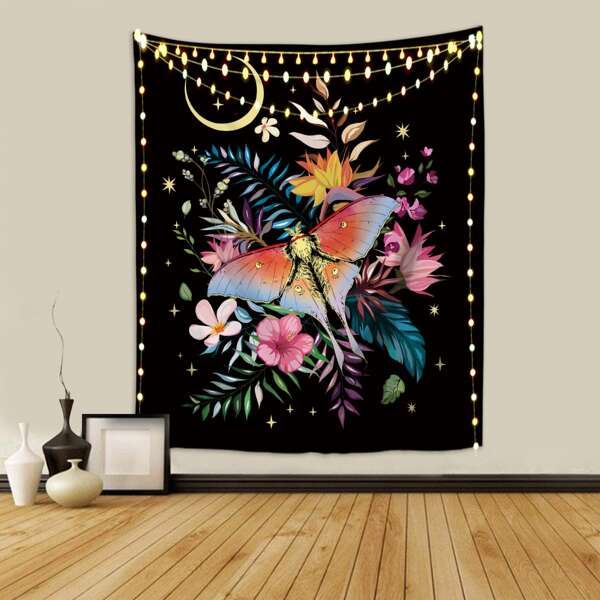 

Flower Print Tapestry, Multicolor