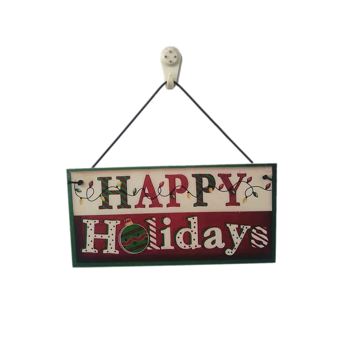 

1pc Wooden Birthday Wall Hanging, Multicolor