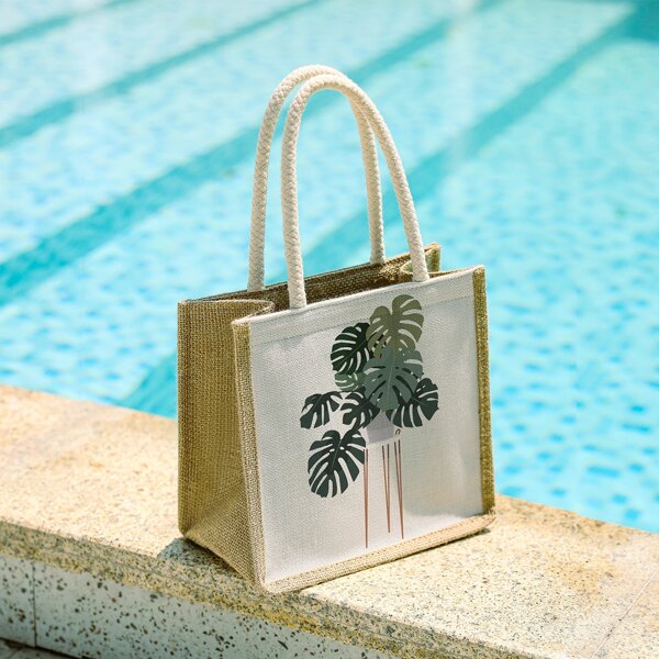 

Plant Graphic Shoulder Bag, Multicolor