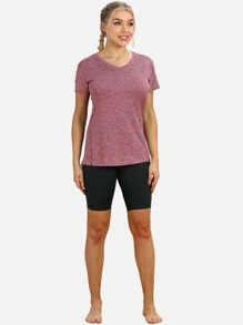 3pcs V-Neck Sports T-Shirt - Multicolor - View 5