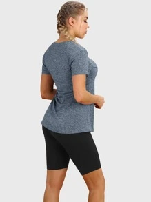 3pcs V-Neck Sports T-Shirt - Multicolor - View 7