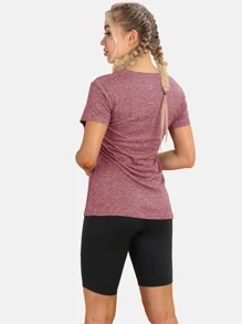 3pcs V-Neck Sports T-Shirt - Multicolor - View 8