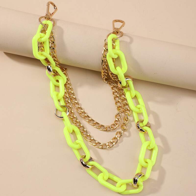 

Layered Pants Chain, Green
