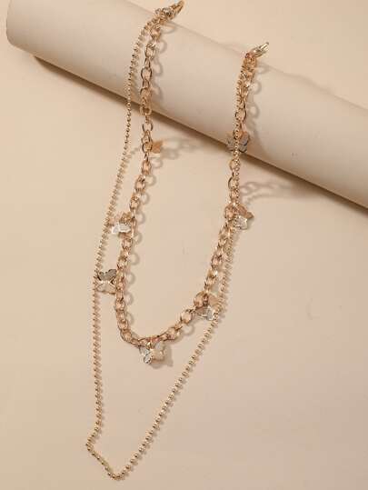 Butterfly Decor Pants Chain