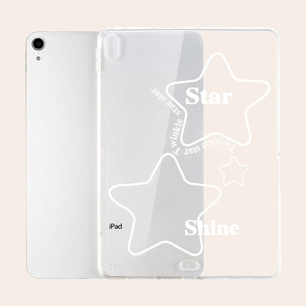 

Letter Graphic Case For iPad, Clear