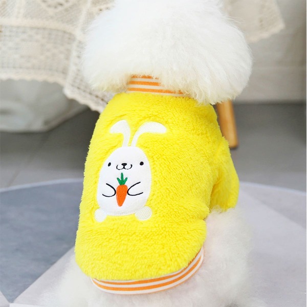 

Cartoon Rabbit Pet Sweatshirt, Yellow