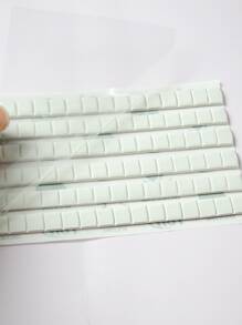 1pack White Reusable Nail Art Clay, Professional False Nail Tips Sticky Adhesive Manicure Tool - Diy Nail Art Sticky Plasticine Non Stick Hand Clays