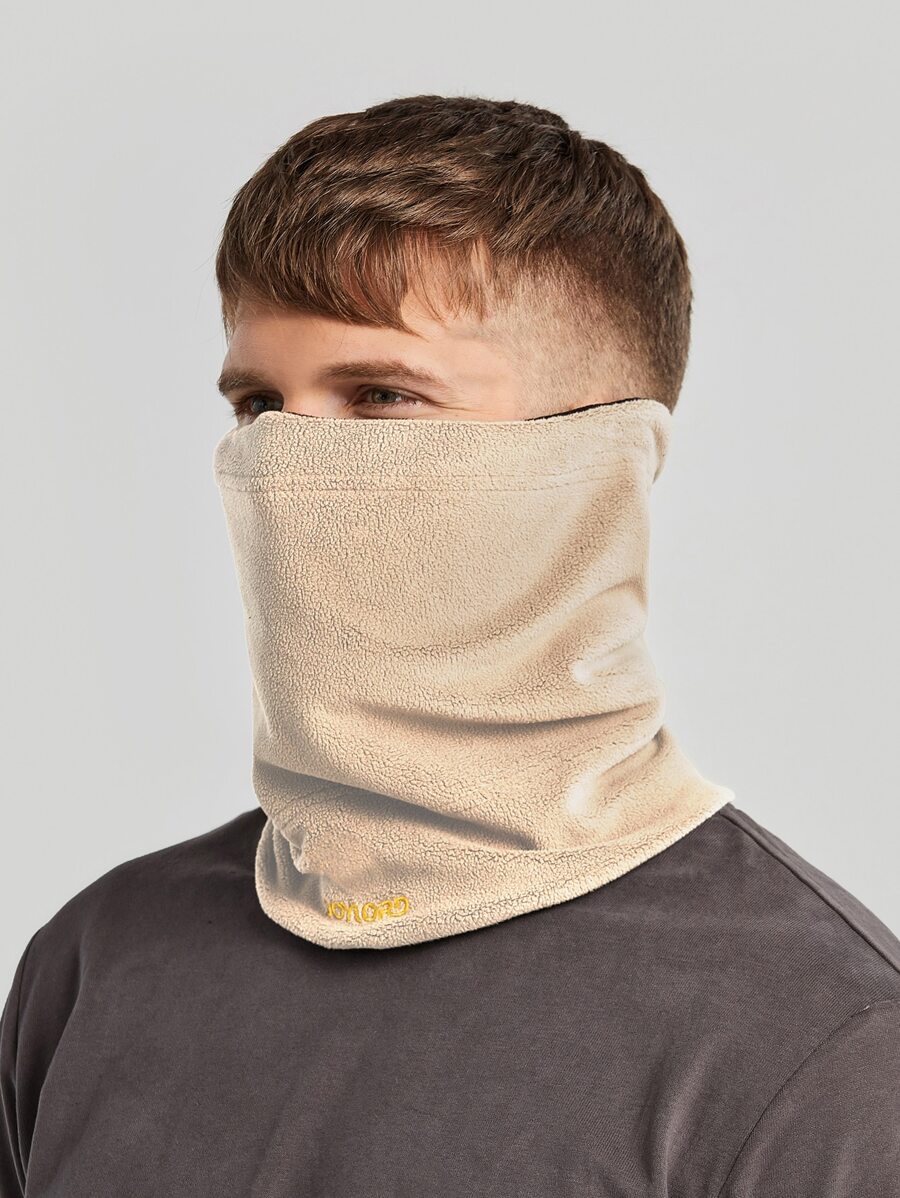 Cubrebocas Multifunción de doble cara con protección solar y anti-UV para cuello - Beis - Ver 1