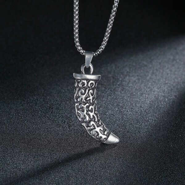 

Men Alloy Necklace, Silver