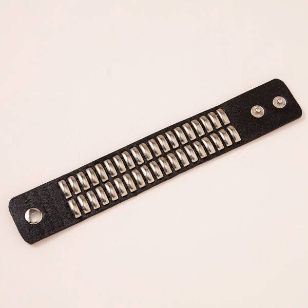 

Men Minimalist Bracelet, Black