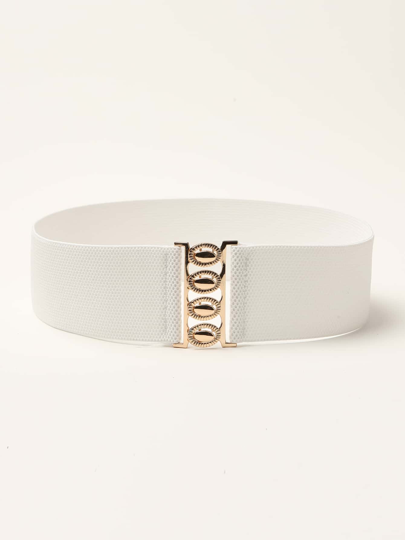 Thắt lưng khóa kim loại - trắng - Xem 1