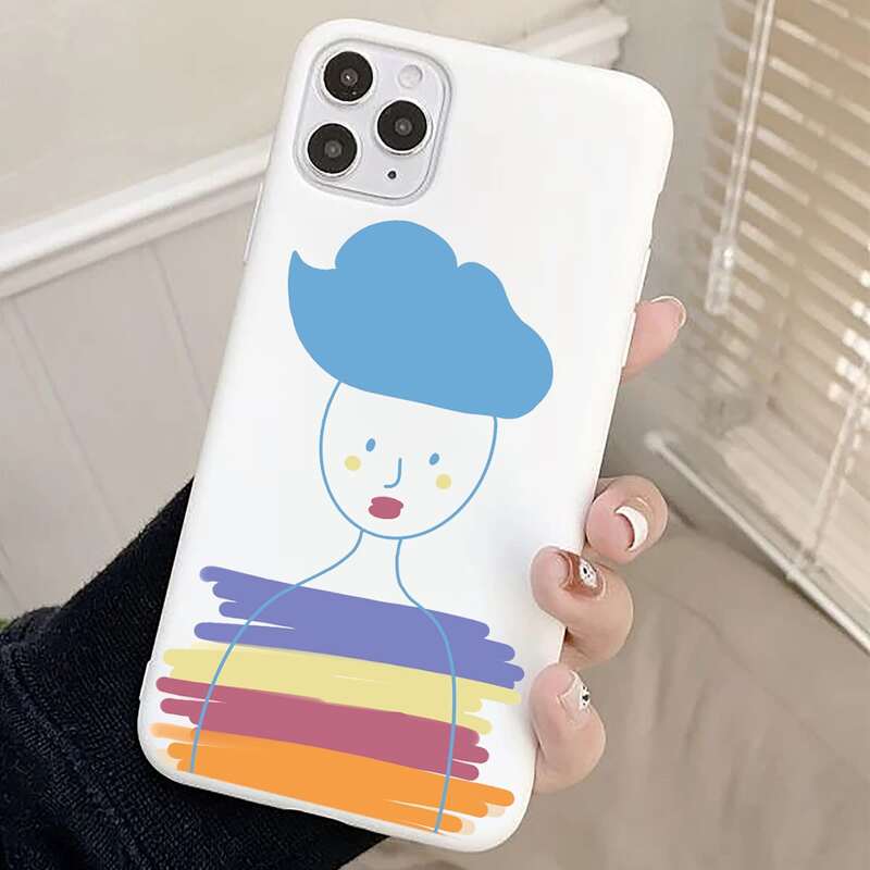 

Cartoon Graphic Phone Case, Multicolor