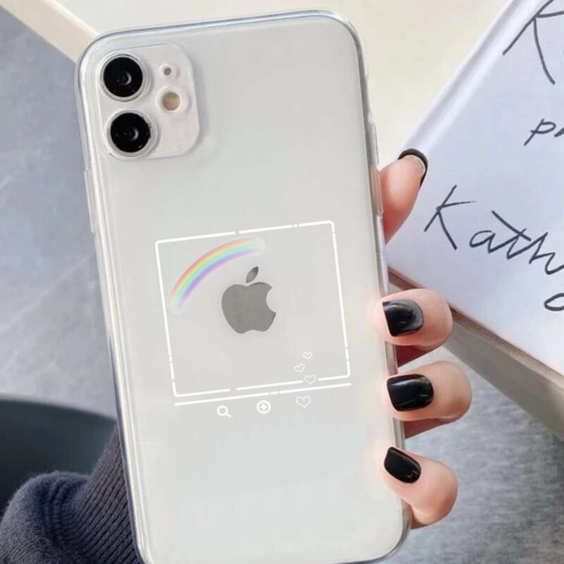 

Rainbow Pattern Phone Case, Multicolor