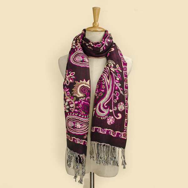 

Paisley Pattern Scarf, Multicolor