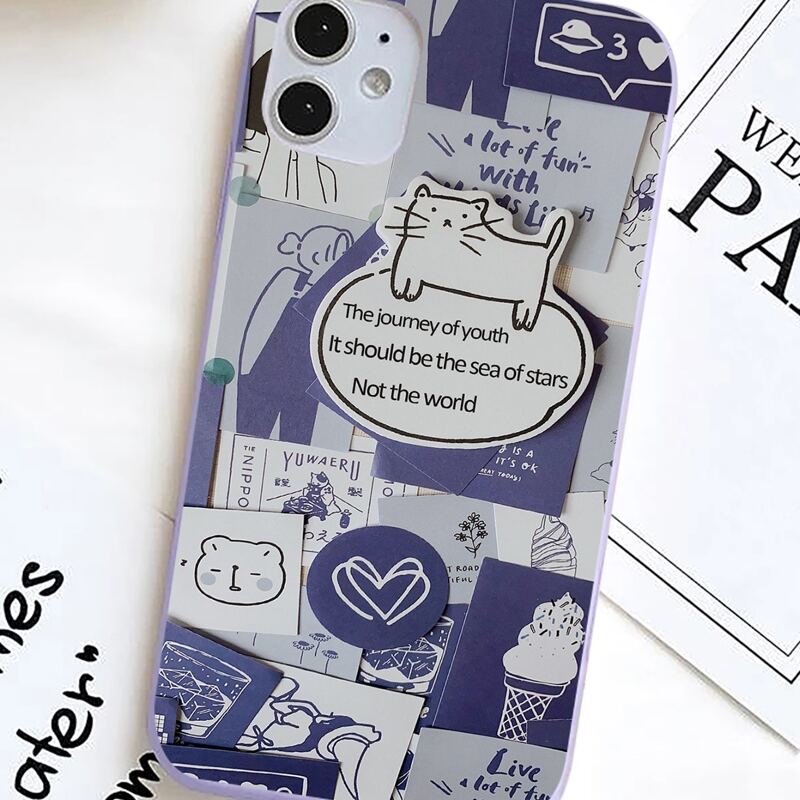 

Cartoon Graphic Phone Case, Multicolor